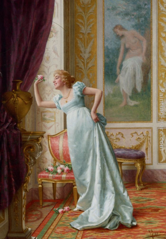 The Attraction painting - Vittorio Reggianini The Attraction art painting